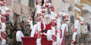 Rota celebra la Navidad con la llegada de Santa Claus