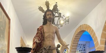 El Señor Resucitado de Rota listo para su Solemne Traslado