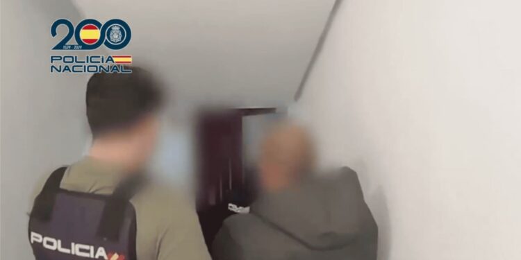 Momento de la detención del Cateto