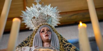 Todo listo en Rota para la salida del Santísimo Cristo del Amor este Lunes Santo