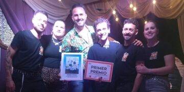 María la Trifulca gana el premio a la mejor caseta de la Feria del Moscatel de Chipiona