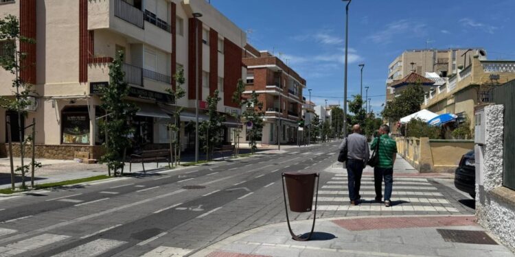 Avenida María Auxiliadora en Rota