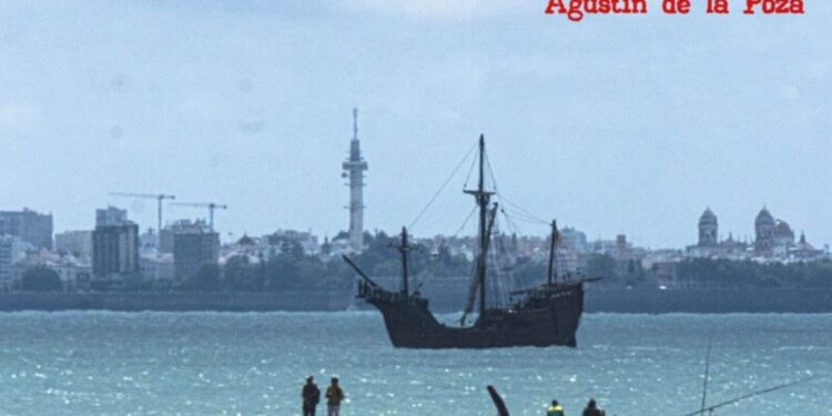 La réplica de la Nao Santa María en la bahía de Cádiz