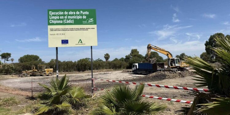 Obra del Punto Limpio de Chipiona