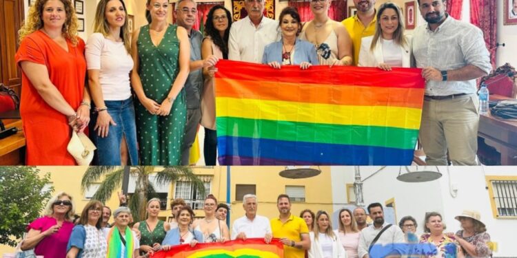 Acto por el día del orgulo LGTBIQ+ en Chipiona