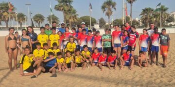 Chipiona acoge un torneo de fútbol playa con gran ambiente entre Global y SDA Herrera