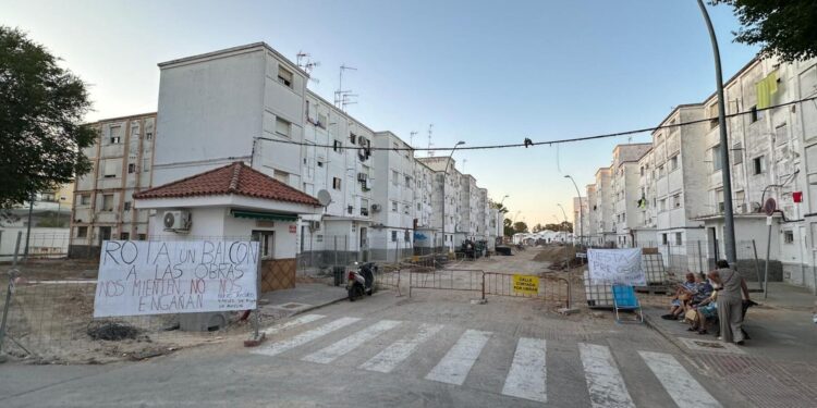 Obras de la barriada San Antonio de Rota