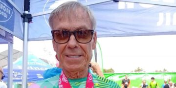 Juan Antonio Marín, subcampeón de la Copa de España de Marcha Nórdica en Lorca