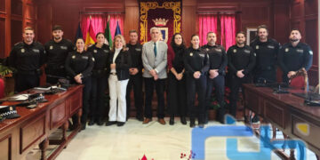 Nueve nuevos agentes refuerzan la Policía Local de Chipiona tras tomar posesión de sus cargos
